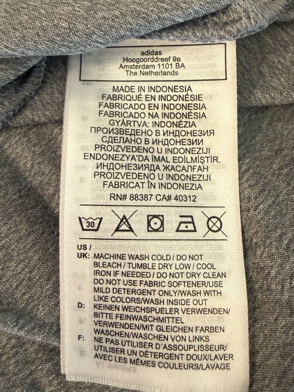 Adidas Women's Gray Athletic Tank, Black & White Straps, Size Medium - Picture 7 of 11